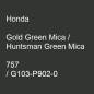 Preview: Honda, Gold Green Mica / Huntsman Green Mica, 757 / G103-P902-0.